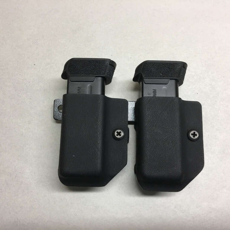 Dual Ambi Belt Clip Magazine Carrier - Blood Moon Holsters